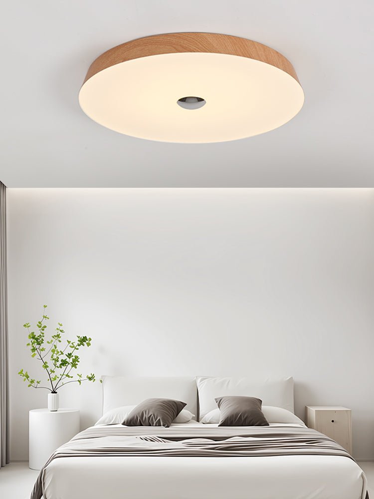 Solace Woodgrain Ceiling Light - Vakkerlight