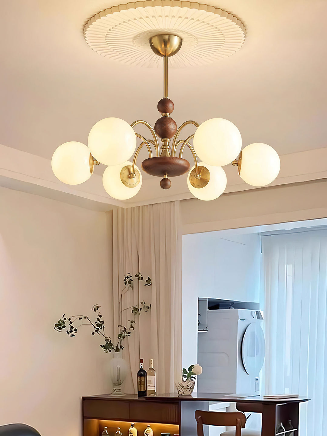 Solara Globe Chandelier - Vakkerlight