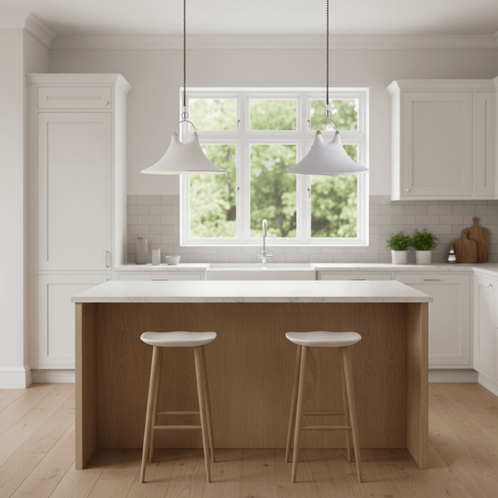 Solari Swirl Glass Pendant Light - Vakkerlight