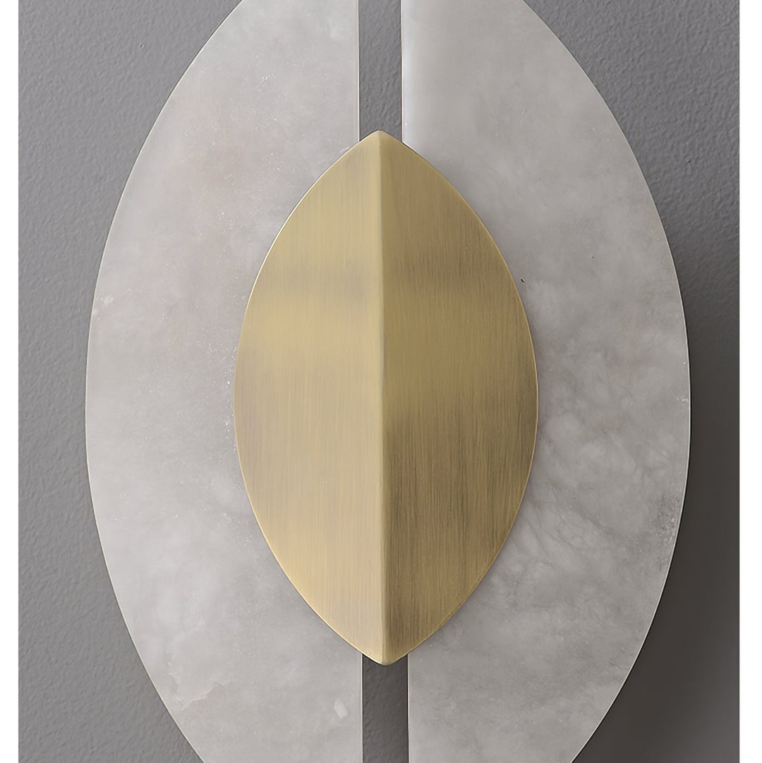 Solari Alabaster Leaf Sconce - Vakkerlight