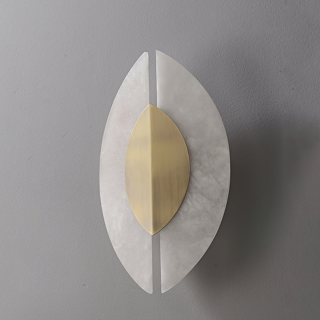 Solari Alabaster Leaf Sconce - Vakkerlight