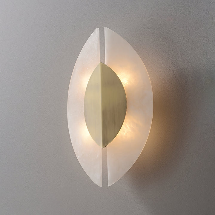 Solari Alabaster Leaf Sconce - Vakkerlight