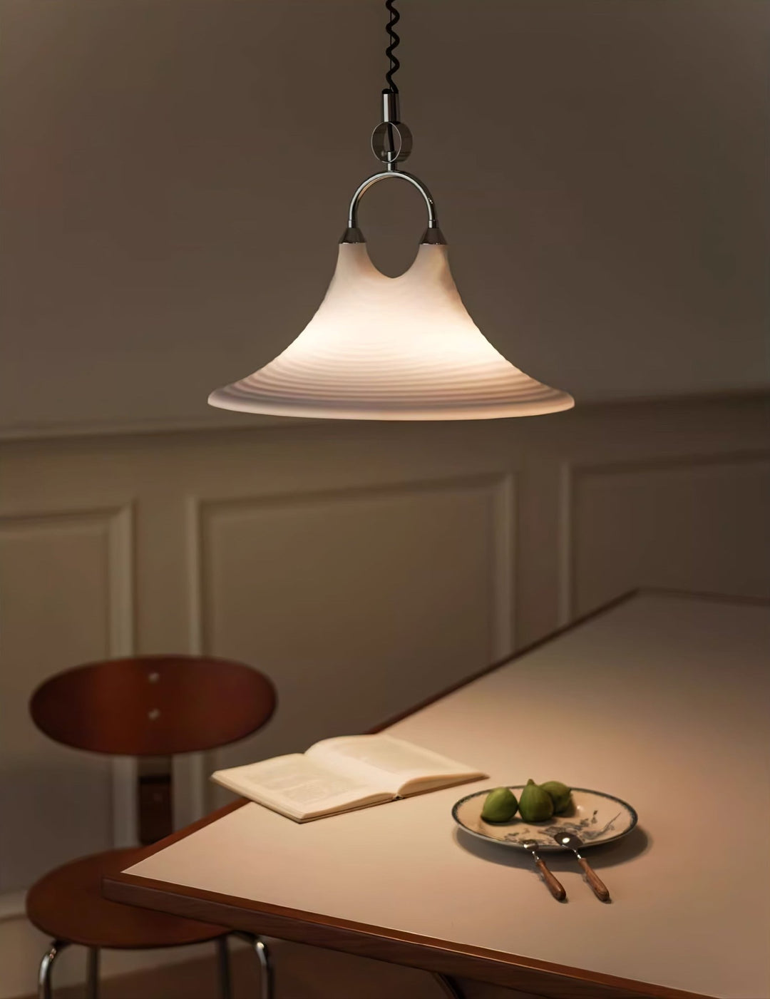 Solari Swirl Glass Pendant Light - Vakkerlight