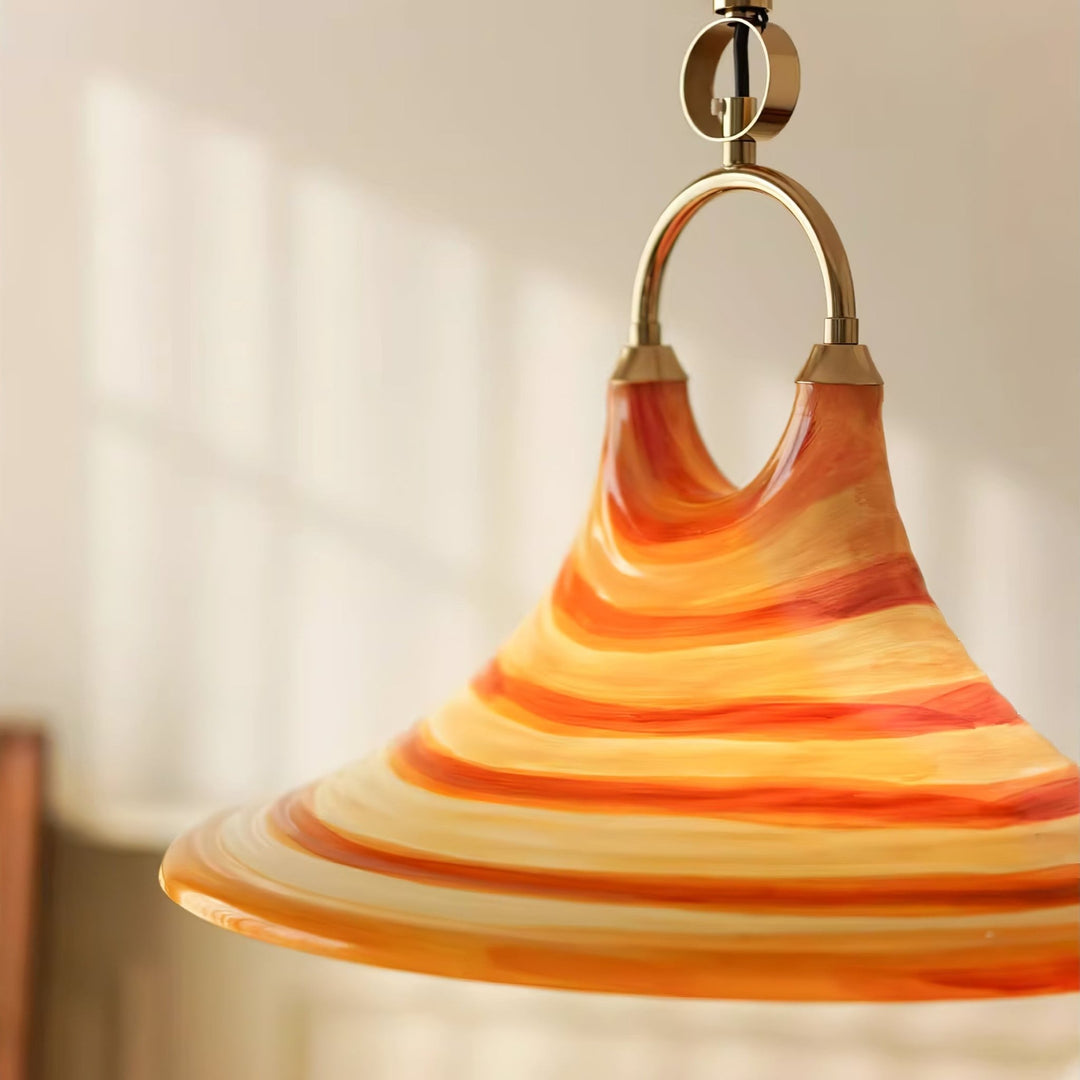 Solari Swirl Glass Pendant Light - Vakkerlight