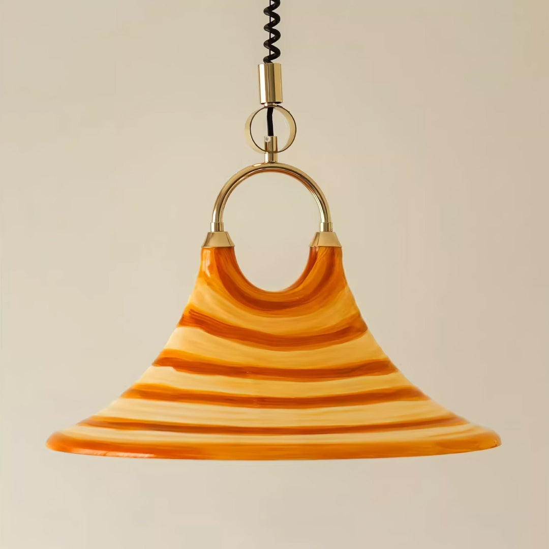 Solari Swirl Glass Pendant Light - Vakkerlight