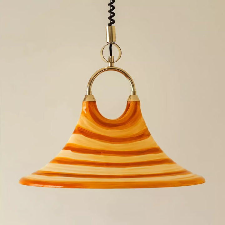 Solari Swirl Glass Pendant Light - Vakkerlight