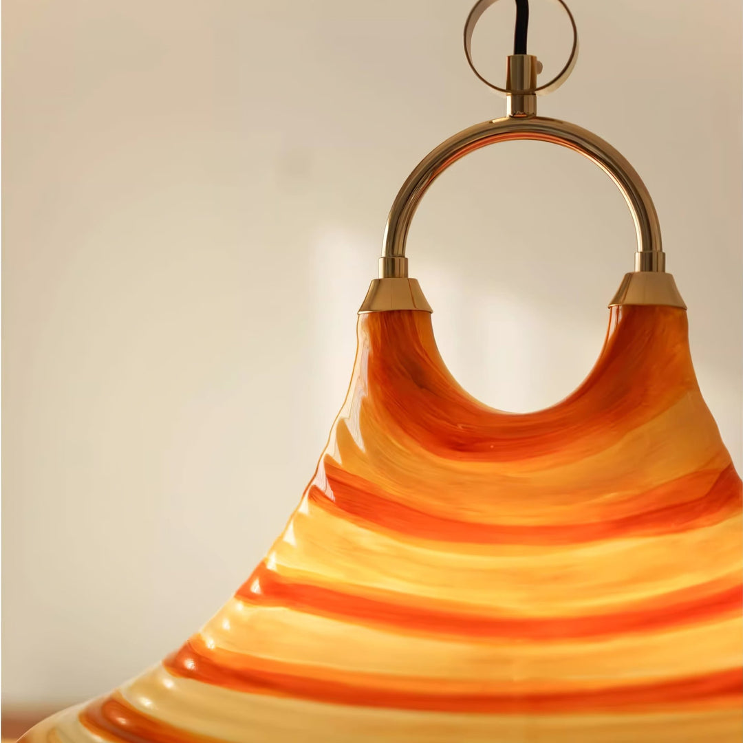Solari Swirl Glass Pendant Light - Vakkerlight