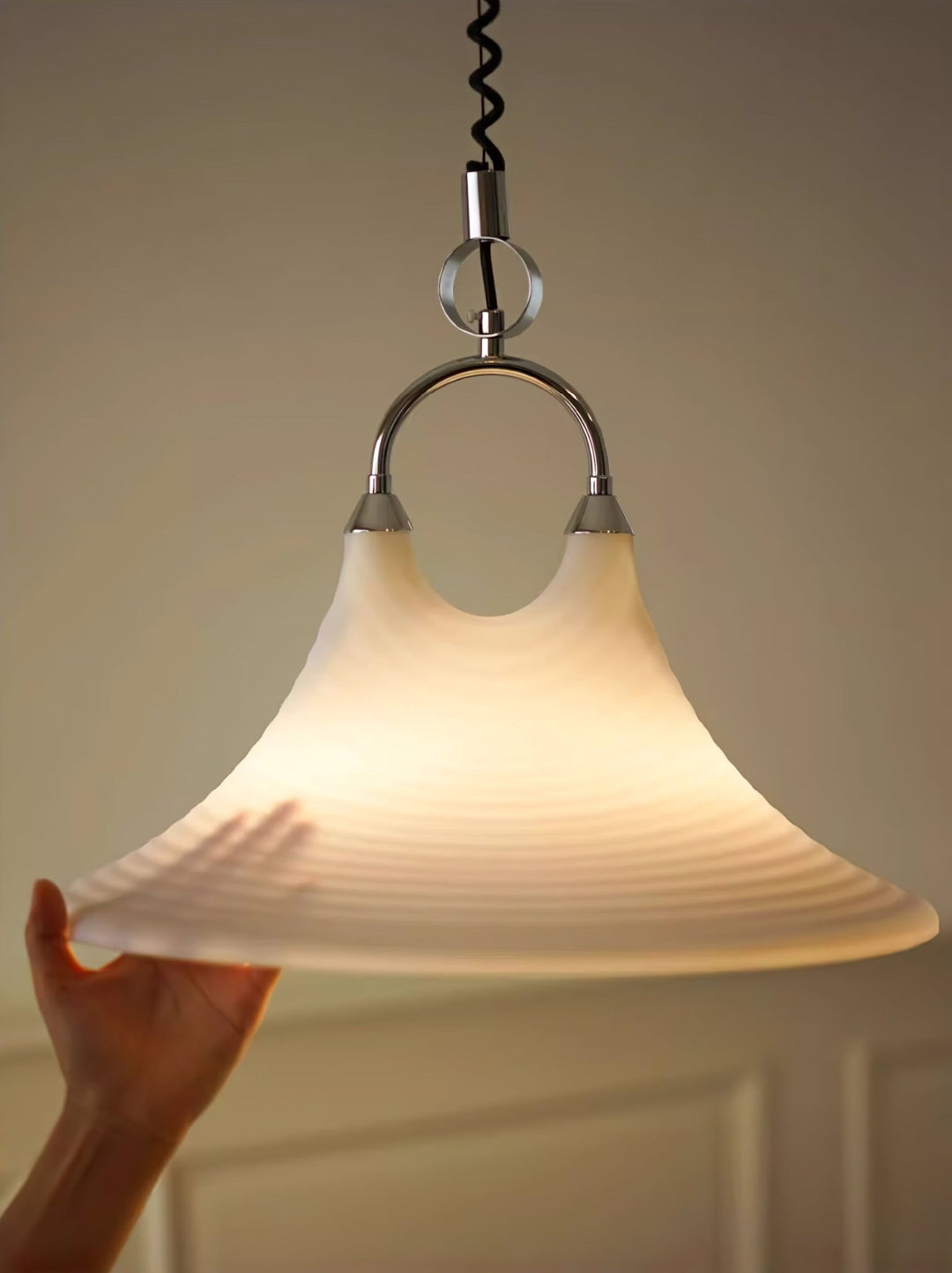 Solari Swirl Glass Pendant Light - Vakkerlight