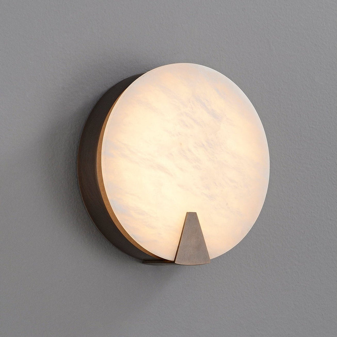 Solaris Halo Alabaster Wall Light - Vakkerlight