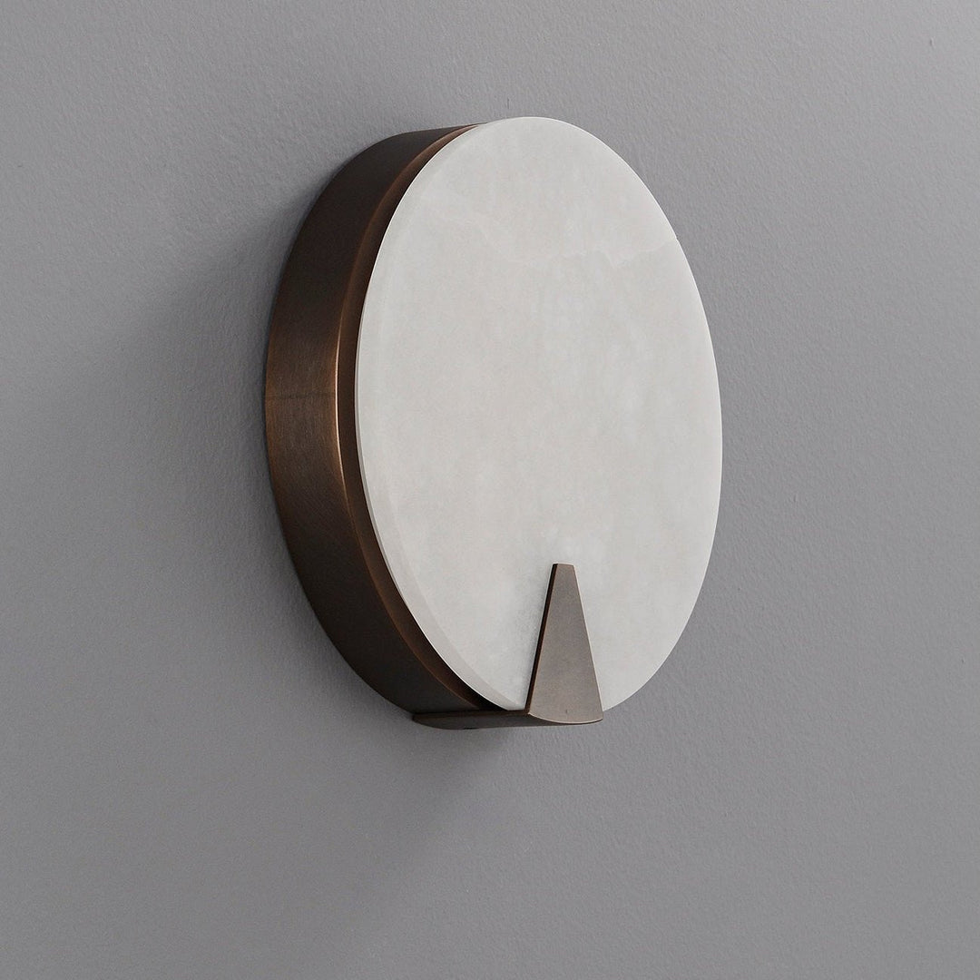 Solaris Halo Alabaster Wall Light - Vakkerlight