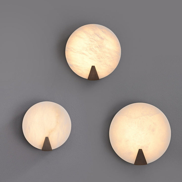 Solaris Halo Alabaster Wall Light - Vakkerlight