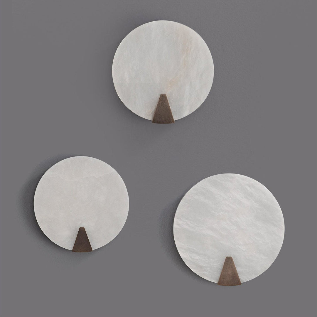 Solaris Halo Alabaster Wall Light - Vakkerlight
