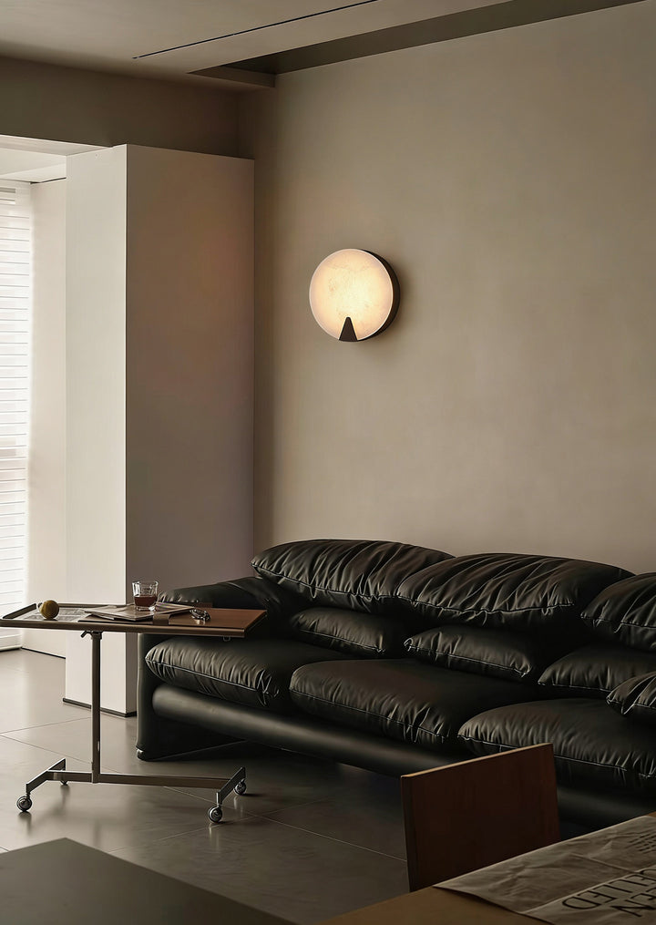 Solaris Halo Alabaster Wall Light - Vakkerlight