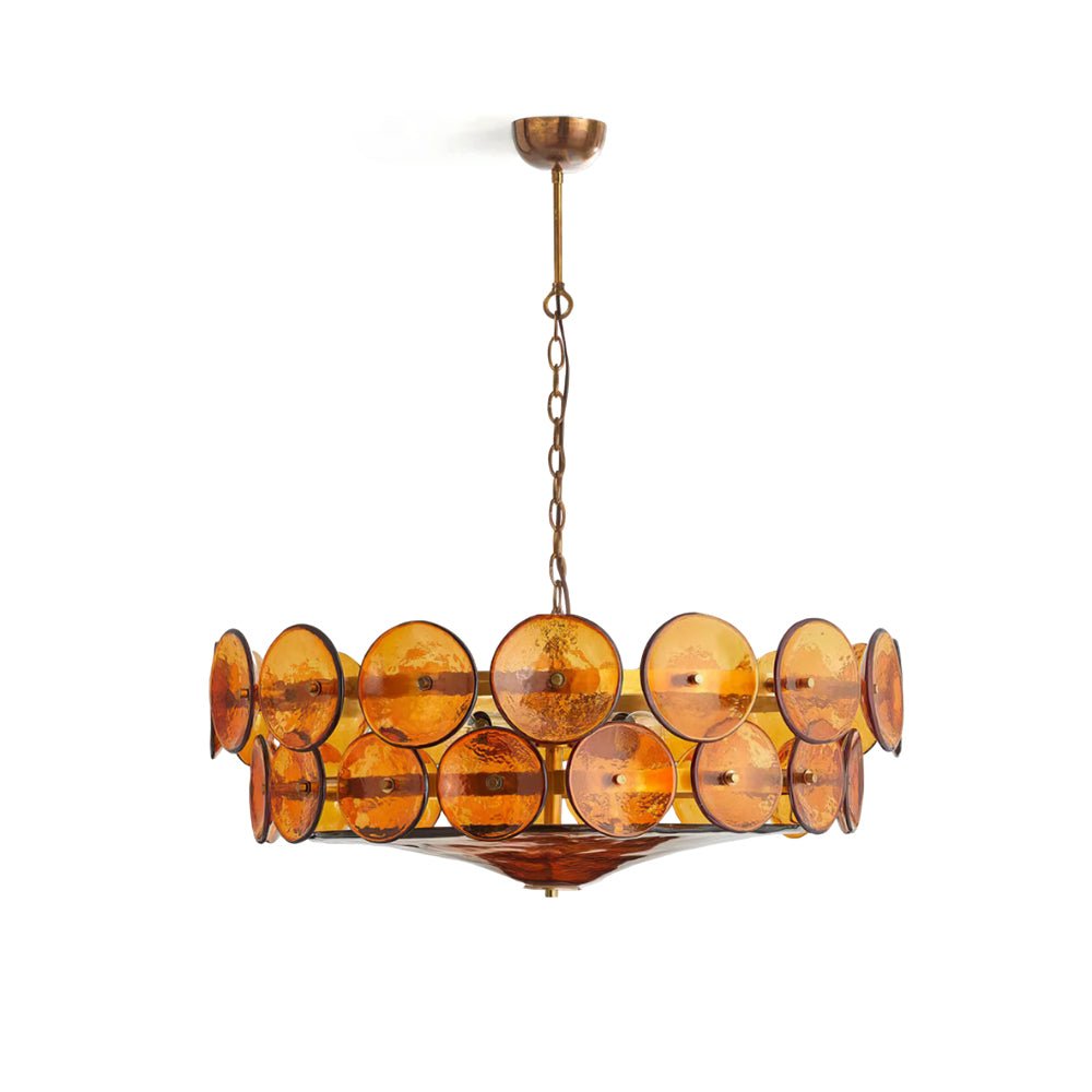 Solaris Disc Murano Chandelier - Vakkerlight