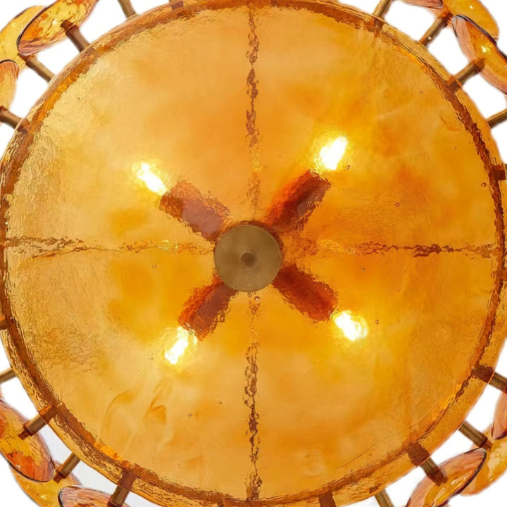 Solaris Disc Murano Chandelier - Vakkerlight