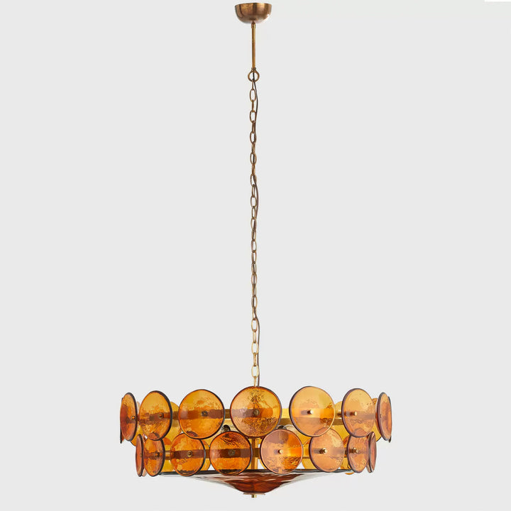 Solaris Disc Murano Chandelier - Vakkerlight