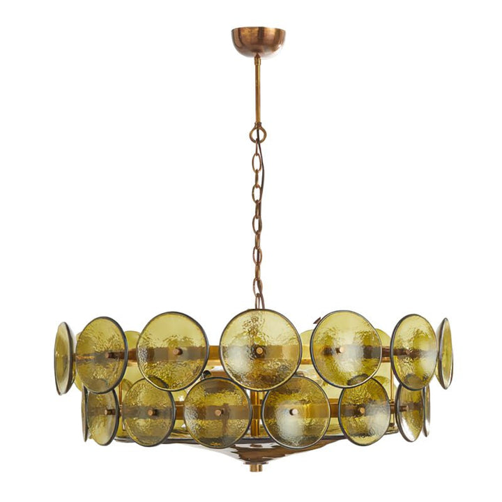 Solaris Disc Murano Chandelier - Vakkerlight