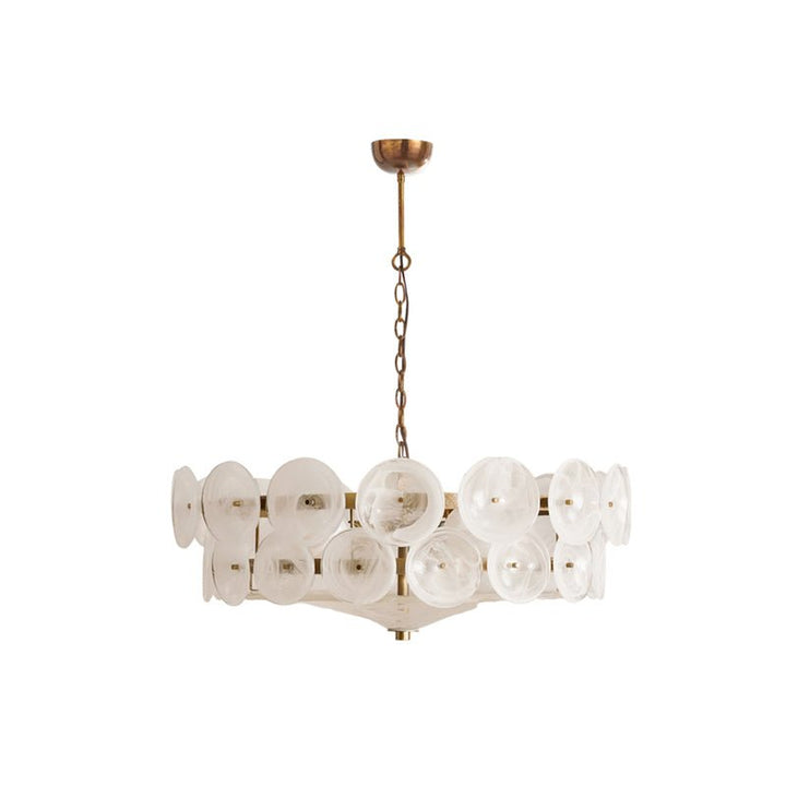 Solaris Disc Murano Chandelier - Vakkerlight