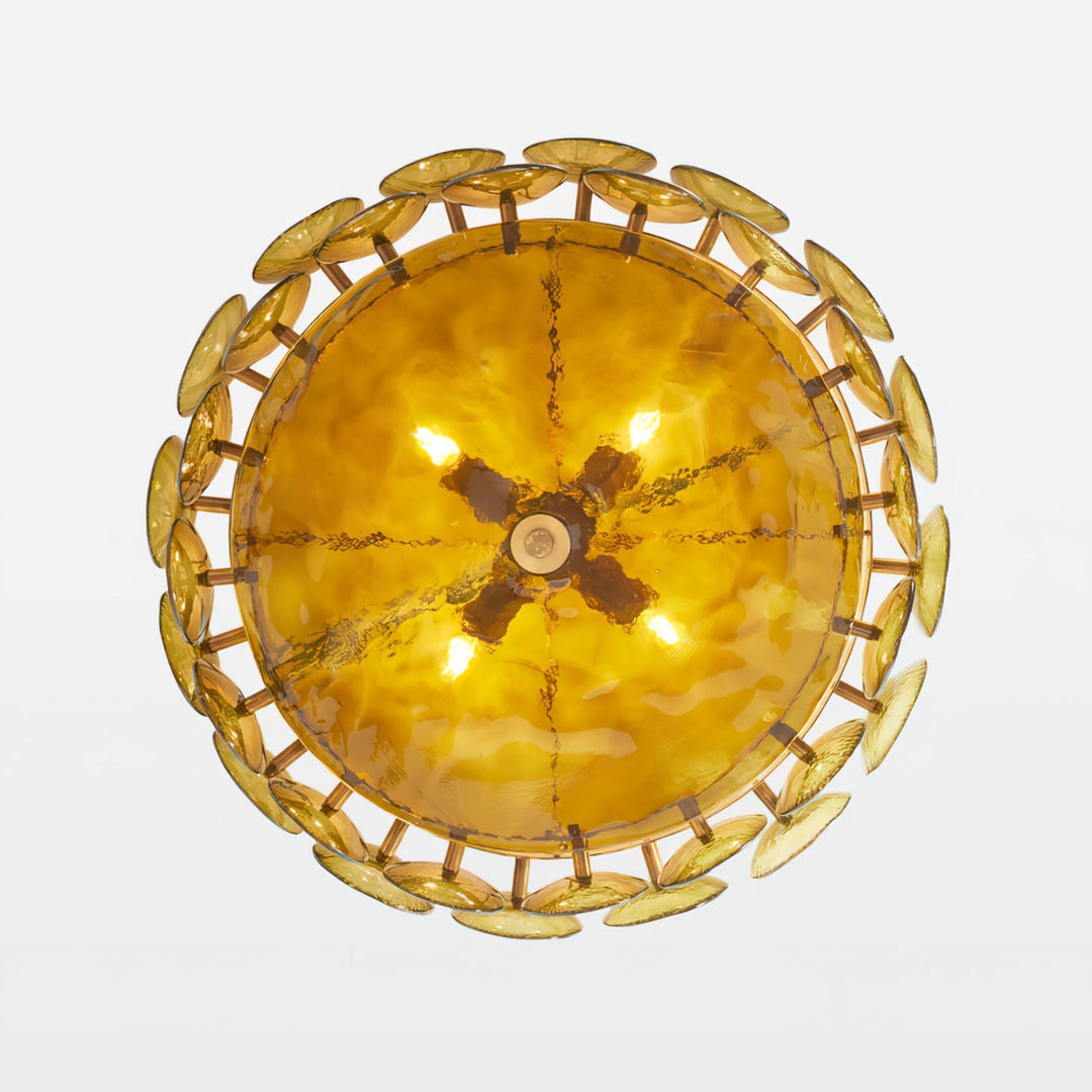 Solaris Disc Murano Chandelier - Vakkerlight