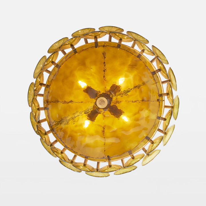 Solaris Disc Murano Chandelier - Vakkerlight