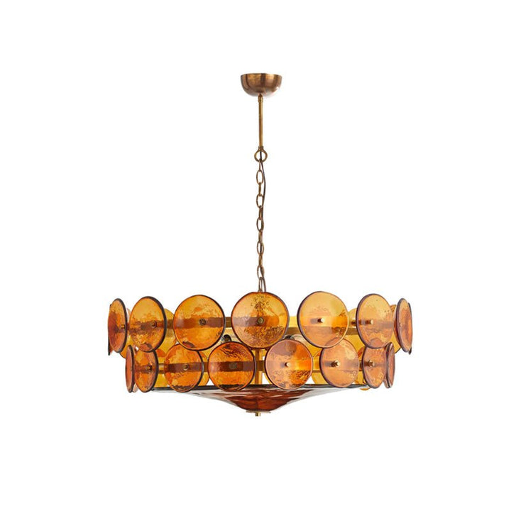 Solaris Disc Murano Chandelier - Vakkerlight