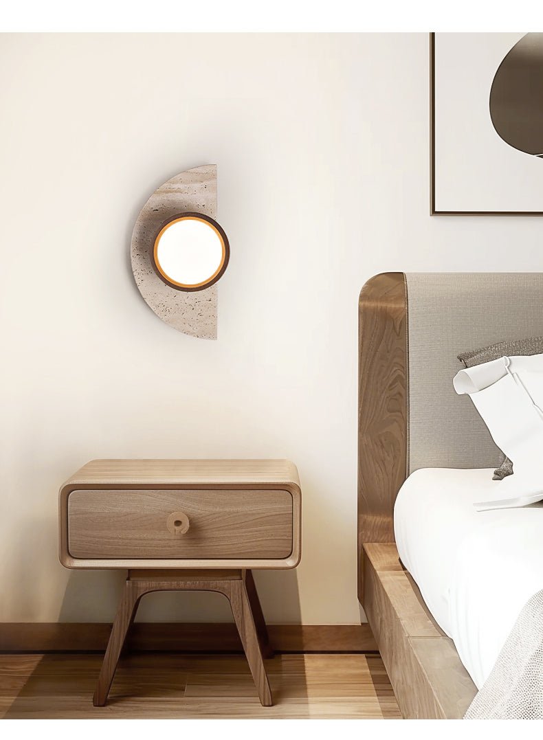 Soleners Travertine Wall Light - Vakkerlight