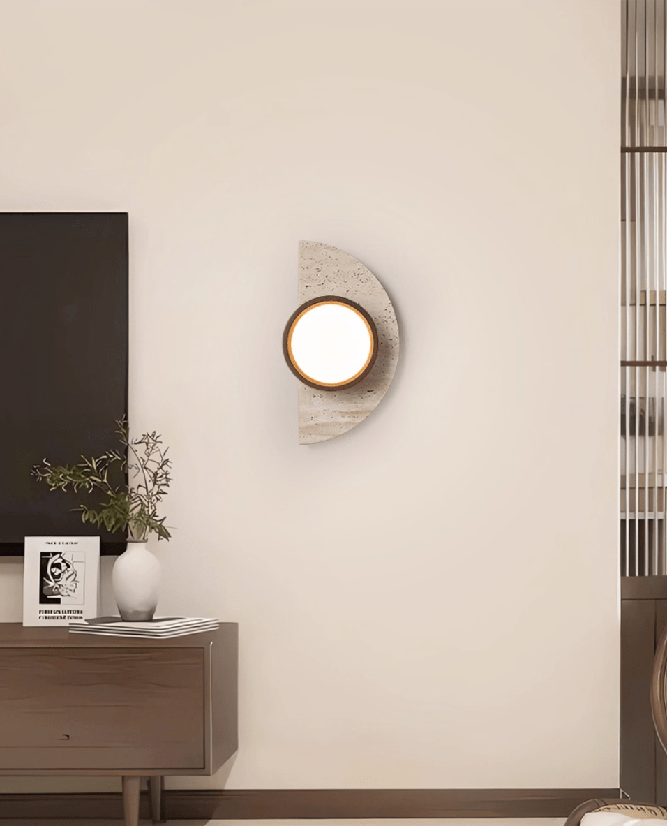 Soleners Travertine Wall Light - Vakkerlight