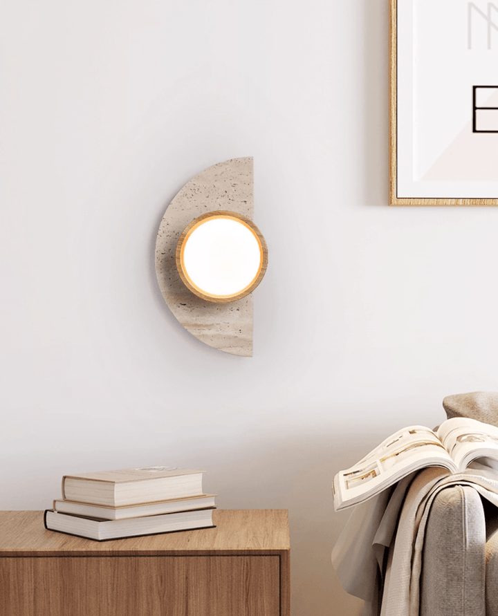 Soleners Travertine Wall Light - Vakkerlight