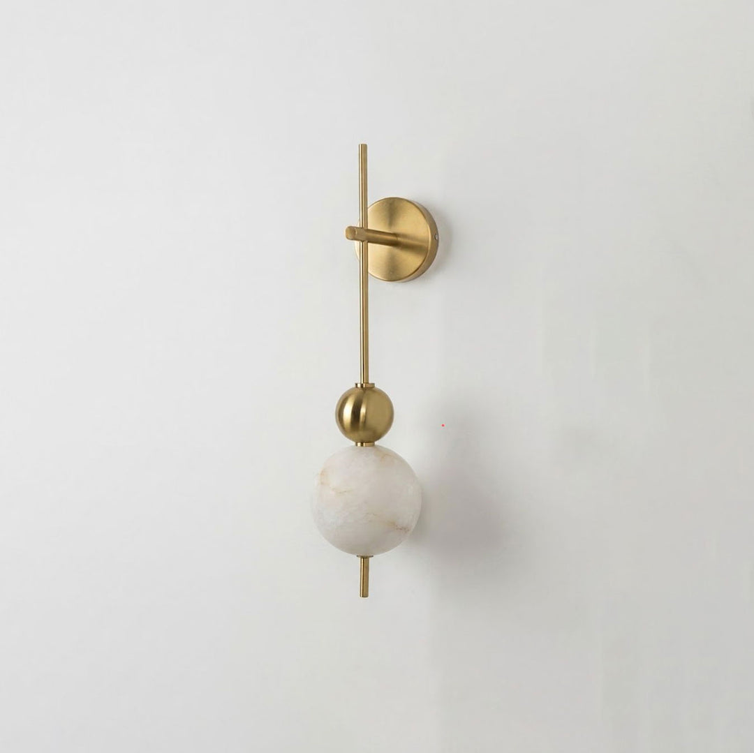 Solenne Alabaster Beaded Wall Sconce