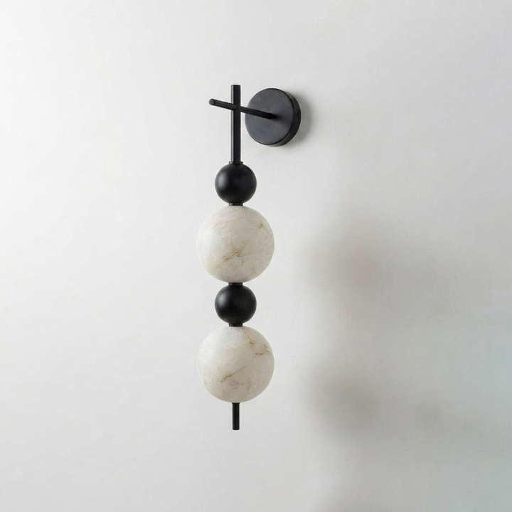 Solenne Alabaster Beaded Wall Sconce