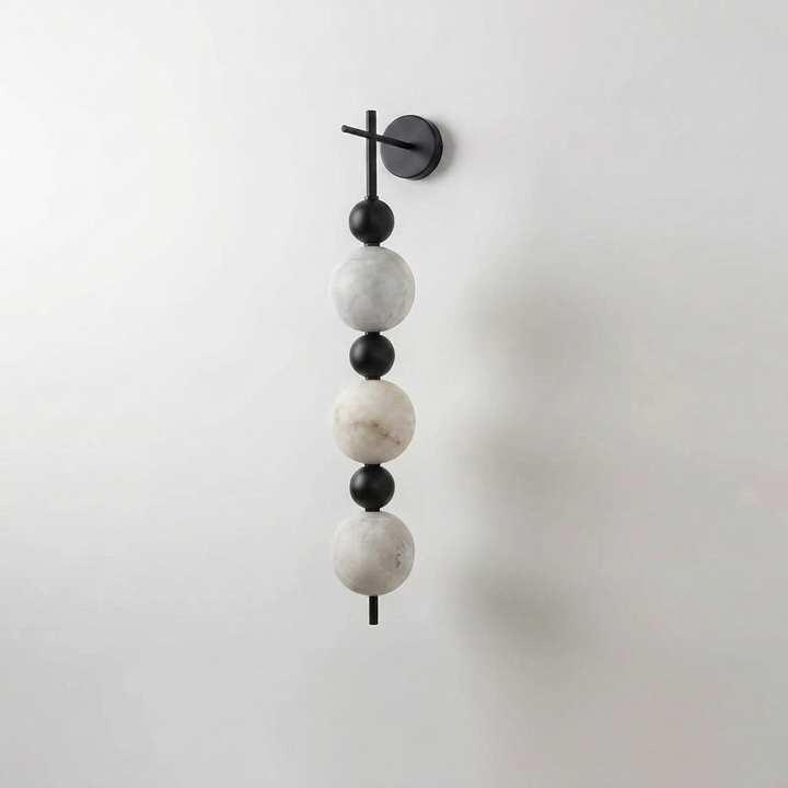Solenne Alabaster Beaded Wall Sconce