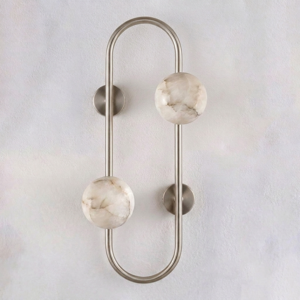 Solenne Alabaster Branch Wall Sconce