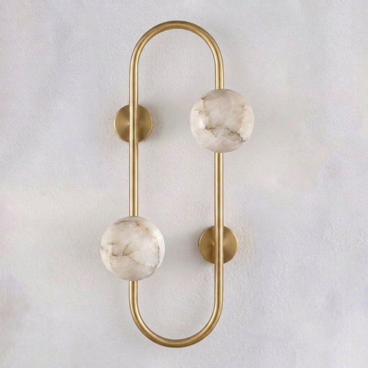 Solenne Alabaster Branch Wall Sconce