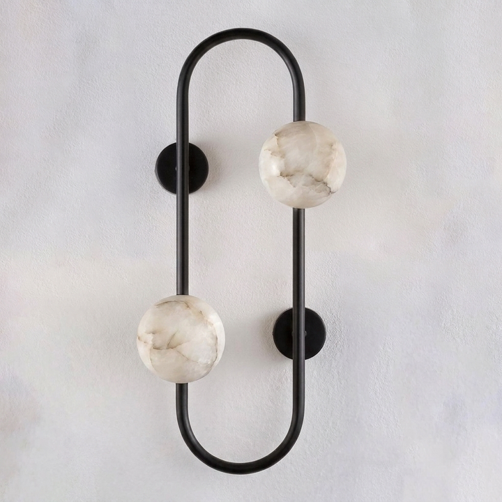Solenne Alabaster Branch Wall Sconce