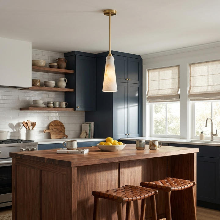 Solenne Alabaster Cluster Pendant Light