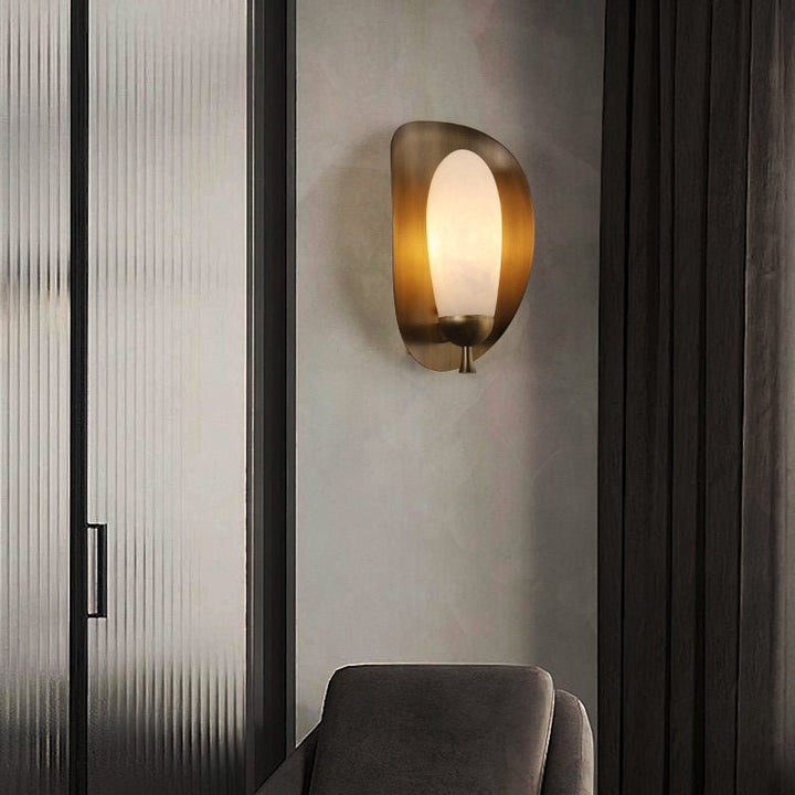 Solenne Alabaster Halo Wall Light - Vakkerlight