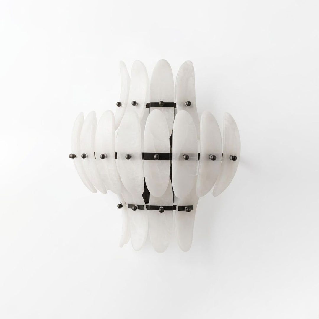 Solenne Alabaster Petal Wall Sconce