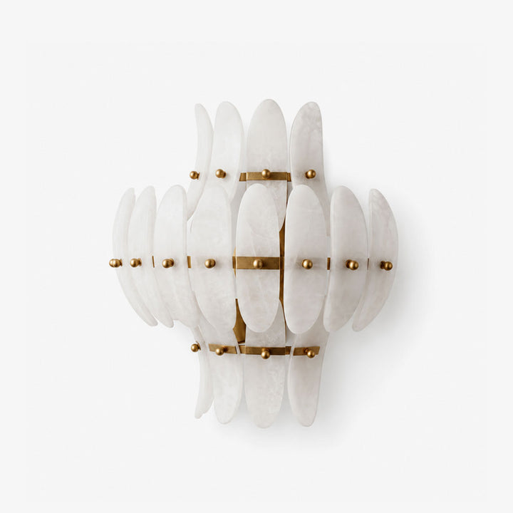 Solenne Alabaster Petal Wall Sconce