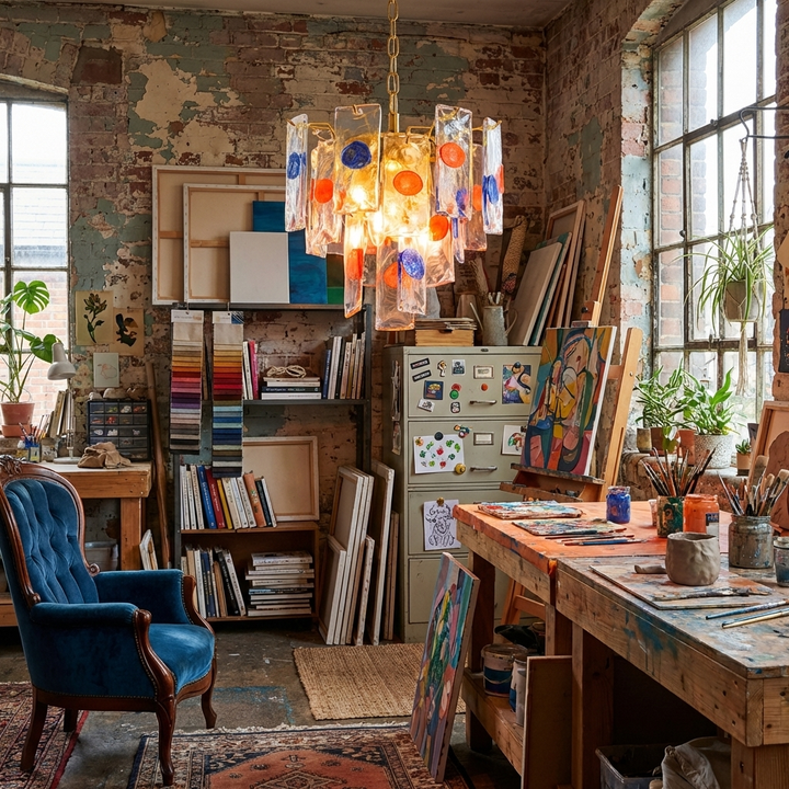 Solenne Art Glass Chandelier - Vakkerlight