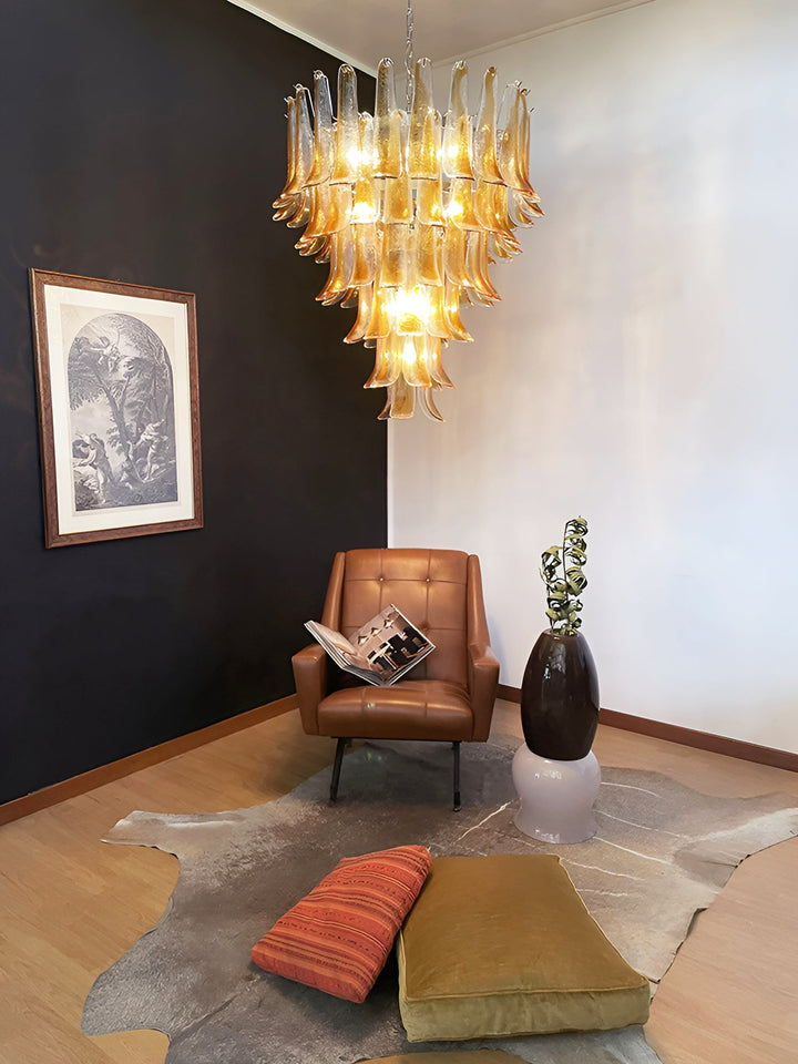 Solenne Murano Glass Chandelier - Vakkerlight