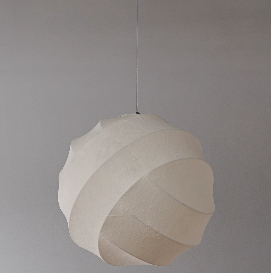 Solenne Silk Cocoon Pendant Light