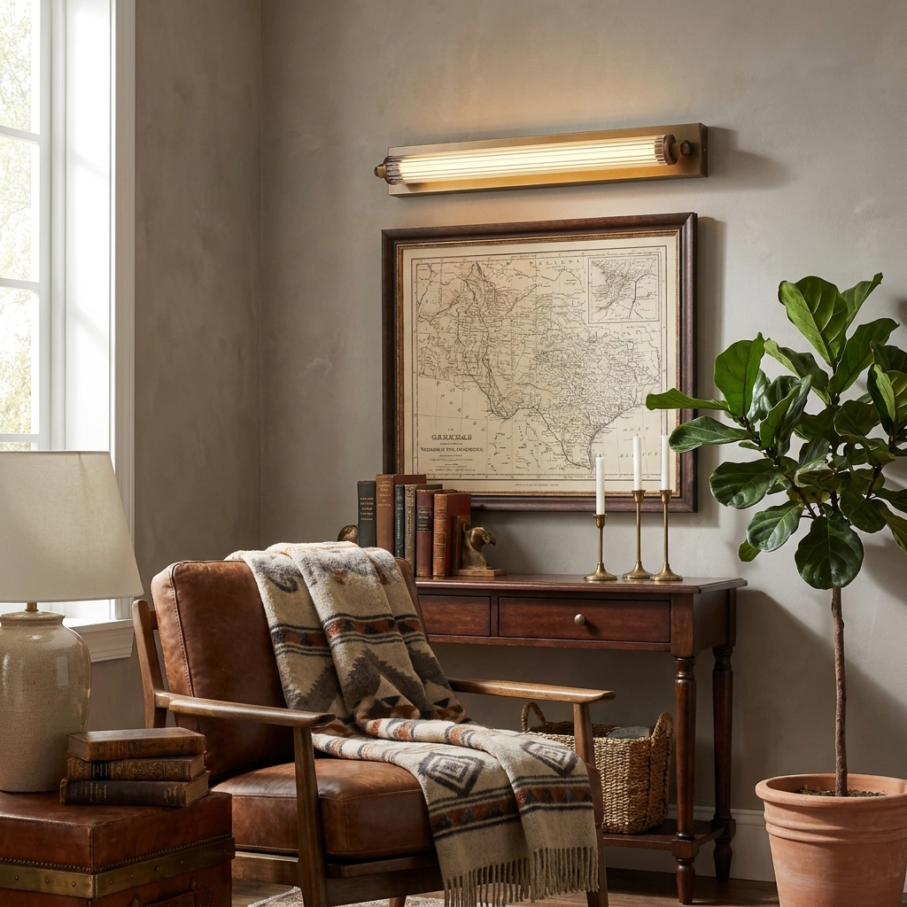 Solenne Tube Brass Wall Light