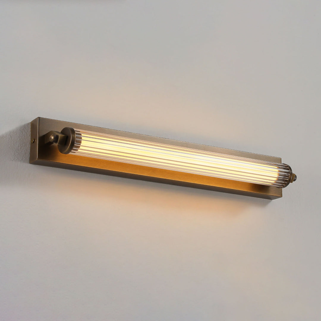 Solenne Tube Brass Wall Light