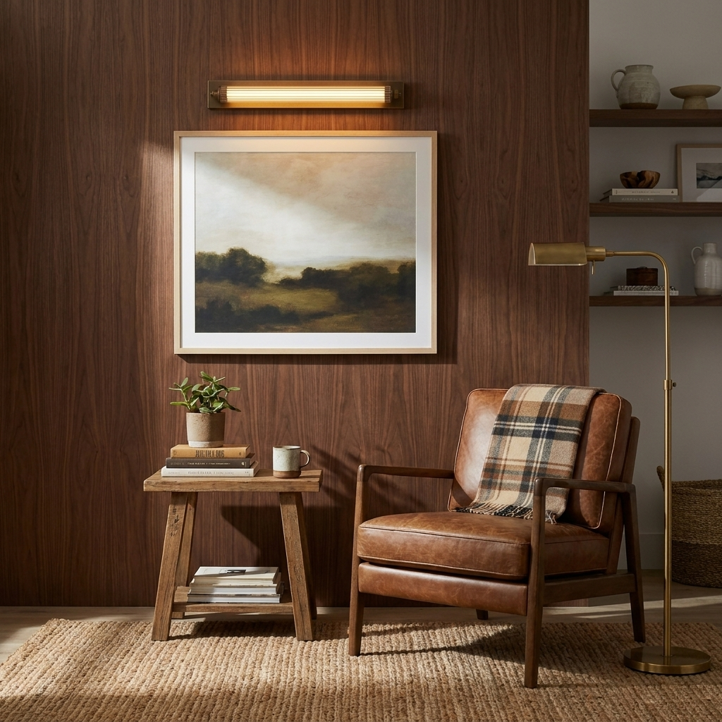 Solenne Tube Brass Wall Light