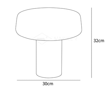 Solid Table Light — Dimension drawings 1