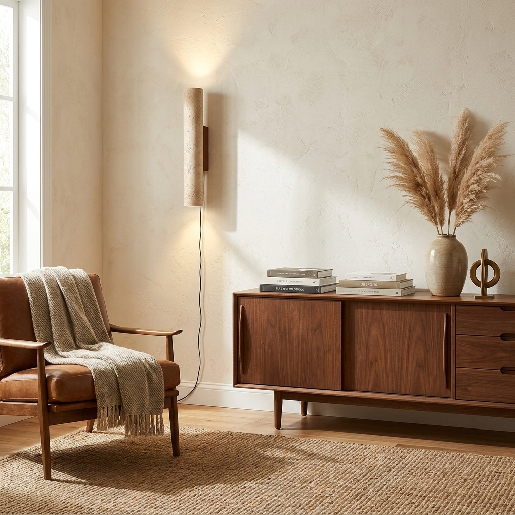 Solis Column Plug-in Wall Lamp
