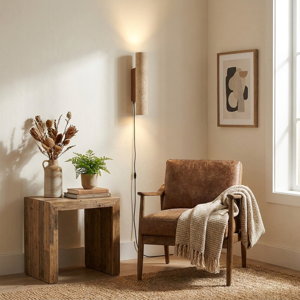 Solis Column Plug-in Wall Lamp