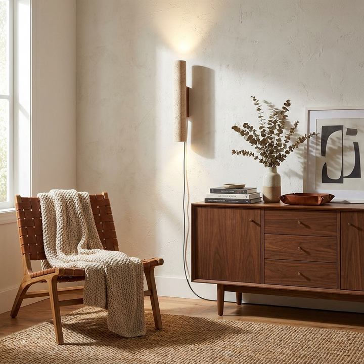 Solis Column Plug-in Wall Lamp