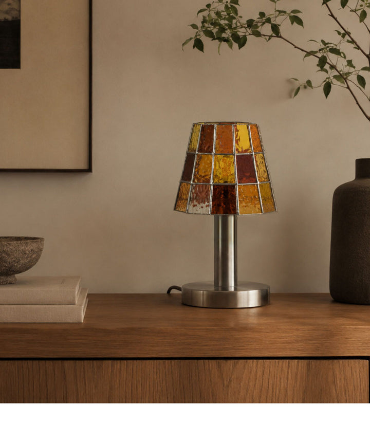 Solstice Faceted Glass Table Lamp