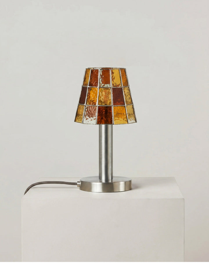 Solstice Faceted Glass Table Lamp